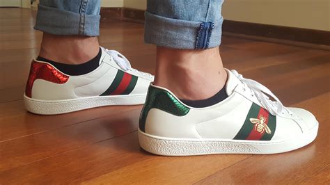 stan smith vs gucci ace|gucci ace sneakers tongue.